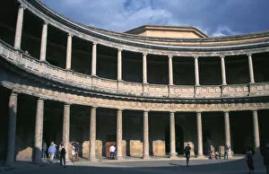 Charles I Of Spain Collection: Palace of Charles V, Alhambra, Granada, Andalusia, Spain