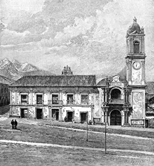 Images Dated 28th January 2008: The Palace of Congress, La Paz, Bolivia, 1895