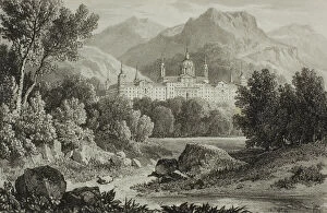 Palace of Escurial, 1824. Creator: James Duffield Harding