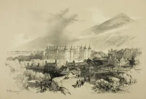 Jd Harding Prints: The Palace of Holyrood, n. d. Creator: James Duffield Harding