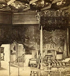 Holyroodhouse Prints: Palace of Holyrood. Queen Marys Bedroom, c1912. Creator: Unknown