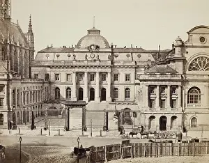 Baldus Prints: Palace of Justice, Paris, between 1860 and 1870. Creator: Edouard Baldus