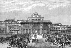 Indian Army Prints: Palace of the Maharajah of Mysore, India, 1881. Creator: Unknown