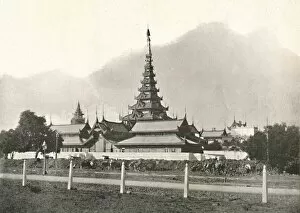 Eaves Gallery: The Palace, Mandalay, 1900. Creator: Unknown