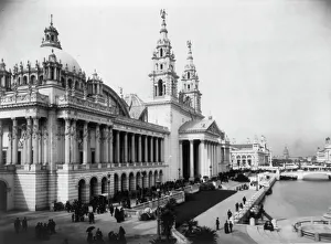 Chicago World Fair Prints: Palace of Mechanic Arts, World's Columbian Exposition