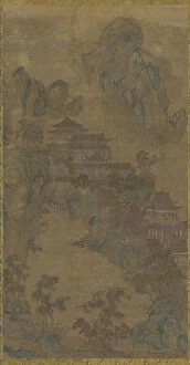 Chao Po Chu Collection: Palace in the Mountains, Ming dynasty, 16th-17th century. Creator: Unknown