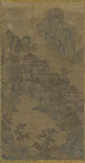 Qianli Prints: Palace in the Mountains, Ming dynasty, 16th-17th century. Creator: Unknown