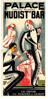 Cabaret Collection: Palace Nudist Bar. Artist: Zig, Louis Gaudin (1882-1936)