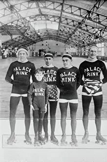 Team Photo Prints: Palace Rink Team - Detroit, between c1910 and c1915. Creator: Bain News Service