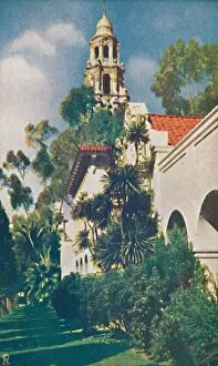California Pacific International Gallery: Palace of Science and California Tower, c1935