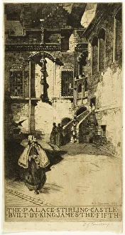 Dy Cameron Prints: The Palace, Stirling Castle, 1893. Creator: David Young Cameron