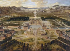 Versailles Prints: The Palace of Versailles, the Grand Trianon, ca 1668. Artist: Patel, Pierre (1605-1676)