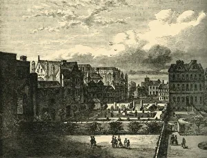 New Palace Yard Prints: Palace Yard, from the South, (1881). Creator: Unknown