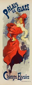 Belle Epoque Prints: Palais de Glace, 1891. Creator: Chéret, Jules (1836-1932)