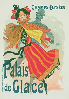 Belle Epoque Prints: Palais de Glace, 1896. Creator: Chéret, Jules (1836-1932)