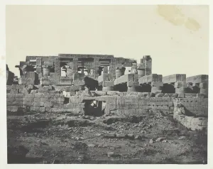 Thebes As Said Egypt Prints: Palais de Karnak, Entree Meridionale de la Salle Hypostyle;Thebes
