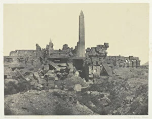 Palais de Karnak, Sanctuaire de Granit et Salle Hypostyle; Thèbes, 1849 / 51