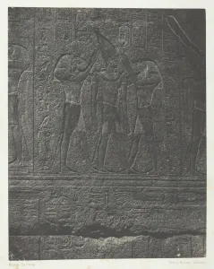 Sanctuary Prints: Palais de Karnak, Sculptures Exterieures du Sanctuaire de Granit;Thebes