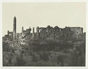 Palais de Karnak, Vue Générale des Ruines, Prise au Nord; Thèbes, 1849 / 51
