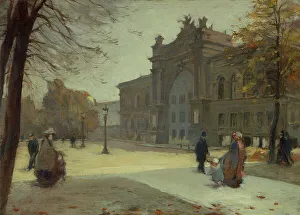 Palais De Lindustrie Prints: Palais de l'Industrie (Palace of Industry), 1899. Creator: Eugene Trigoulet