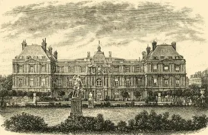 6th Arrondissement Prints: The Palais De Luxembourg, Paris, 1890. Creator: Unknown