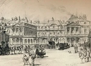 Armington Prints: The Palais-Royal, 1915. Artist: Frank Milton Armington