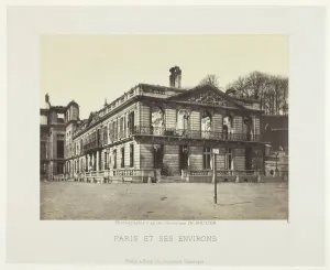 Burned Prints: Palais de Saint-Cloud, 1870 / 71. Creator: Charles Soulier