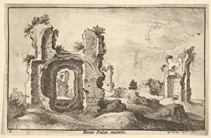 Wenceslaus And Xa0 Prints: Palati maioris (Palatine Palace, Rome), 1650. Creator: Wenceslaus Hollar