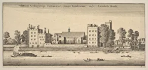 Palatium Archiepiscopi Cantuariensis propae Londinum vulgo Lambeth House (Lambeth House