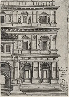 Fa And Xe7 Prints: Palatium Claudie Imperatoris, from a Series of 24 Depicting (Reconstructed) B