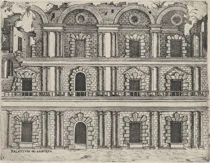 Fa And Xe7 Prints: Palatium M. Agrippa, from a Series of 24 Depicting (Reconstructed) Buildings