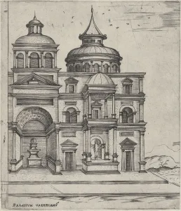 Cupola Prints: Palatium Valerianu[m], from a Series of 24 Depicting (Reconstructed) Building
