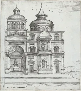 Cupola Prints: Palatium Valerianu[m], from a series of prints depicting (reconstructed) Bu