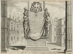 Bees Prints: Palazzi di Roma de piu Celebri Architetti, published c. 1655. Creator: Pietro Ferrerio