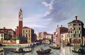 Palazzo Labia, Cannaregio Canal, c1750-1771. Artist: William James