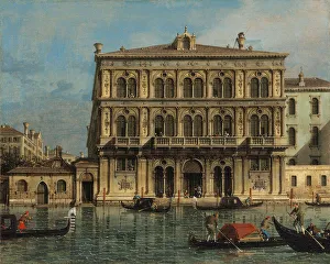 Canaletto 1697 1768 Prints: Palazzo Vendramin Calergi in Venice