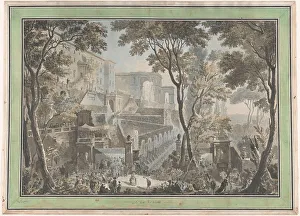 Piranesi Francesco Prints: Palazzo of the Villa d'Este in Tivoli