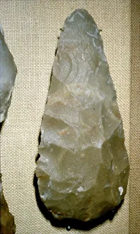 Paleolithic Flint Handaxe from Chelles, 500, 000 to 100, 000 BC