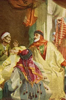 Negotiating Gallery: A Palestine Bazaar - Luke xxii. 36, c1924. Creators: James Clark, Henry A Harper