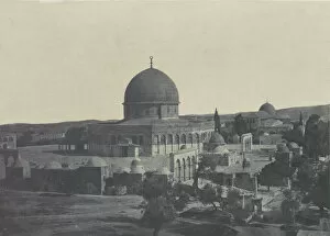 Mosque Of Omar Gallery: Palestine. Jerusalem. Mosquee d Omar, 1850. Creator: Maxime du Camp