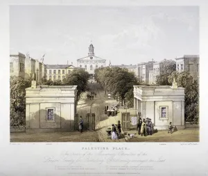 East End Prints: Palestine Place, Bethnal Green, London, c1840. Artist: F Jones