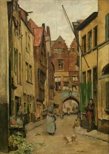 Cauliflower Prints: Palingbrugstraat, 1880. Creator: Pieter Verhaert