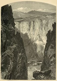 Ca±on Gallery: Palisade Canon, 1874. Creator: W.H. Morse