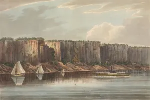 The Palisades (No. 19 of The Hudson River Portfolio), 1823-24. Creator: John Hill The Palisades (No. 19 of The Hudson River Portfolio), 1823-24. Creator: John Hill