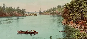 Ontario Prints: Palisades Rift, Thousand Islands, c1901. Creator: Unknown