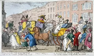 Street Life Gallery: Pall Mall, 1807 Artist