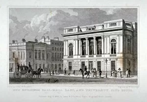 Th Shepherd Gallery: Pall Mall East, Westminster, London, 1828. Artist: M Barrenger