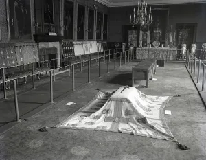 Coffin Prints: Pall of the Unknown Soldier, c1953. Creator: Arthur Charles Kirby Ware