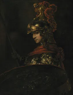 Pallas Athena, c1657. Creator: Rembrandt van Rhijn (1606-1669)