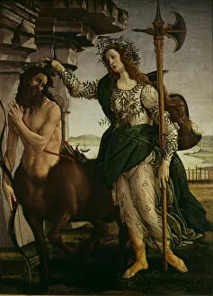 Sandro Gallery: Pallas and the Centaur by Sandro Botticelli
